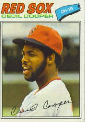 1977 Topps Baseball Cards      235     Cecil Cooper
